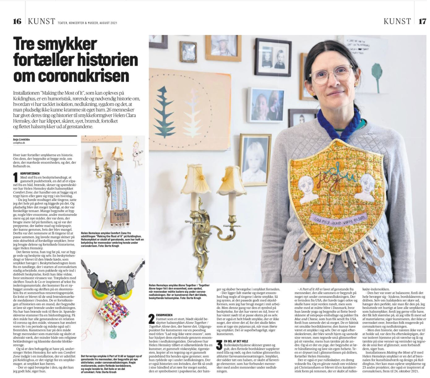Article in Jysk Fynske Medier
